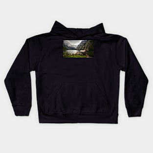 Boathouse at Obersee 1 Kids Hoodie